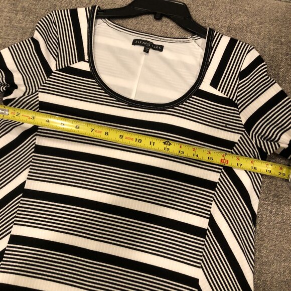 Fifth & Park Striped Dress Size S - Picture 10 of 10